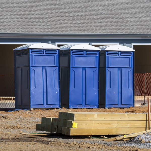 what is the maximum capacity for a single porta potty in Delia KS